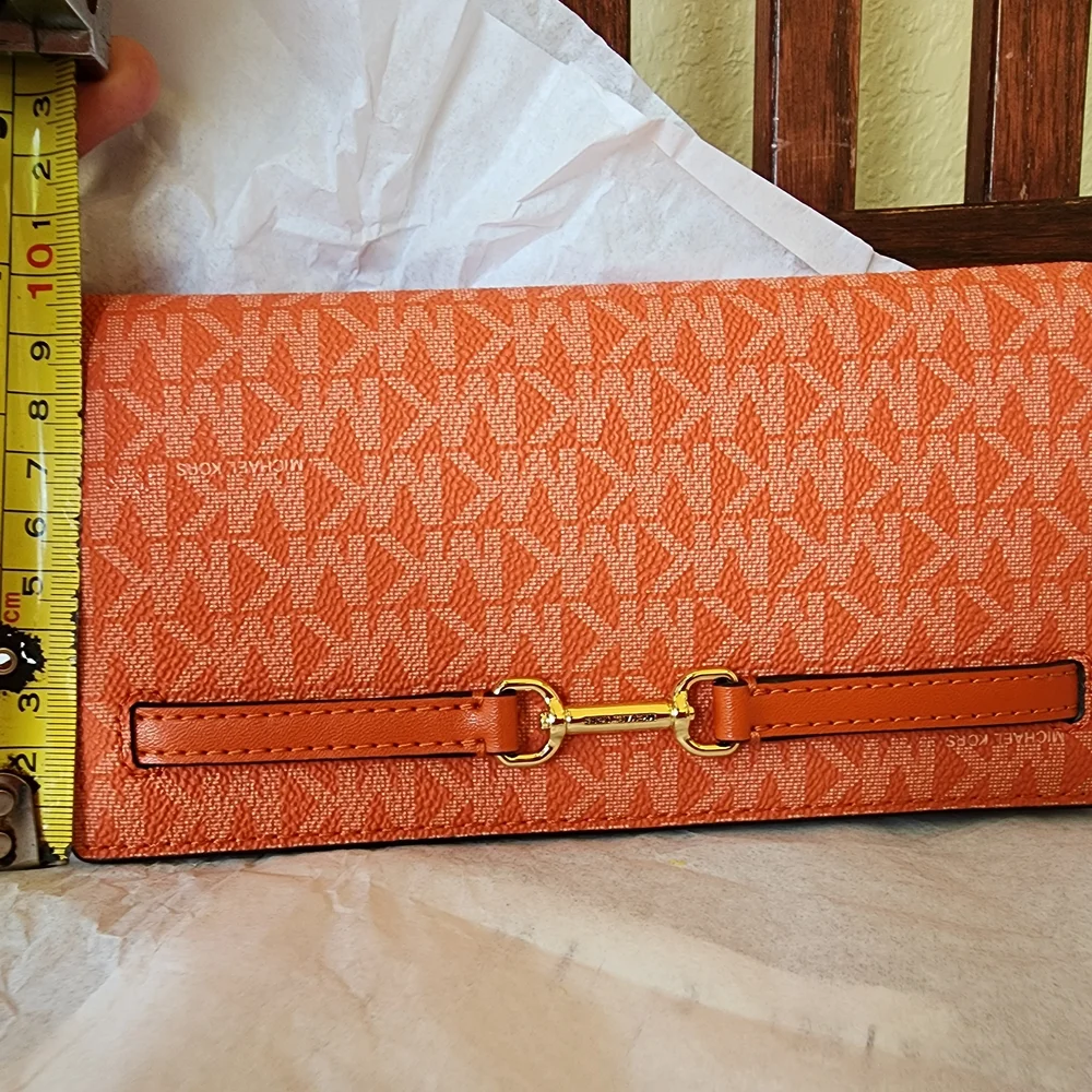 Michael Kors Orange Women's Wallet - Picture 2 of 5